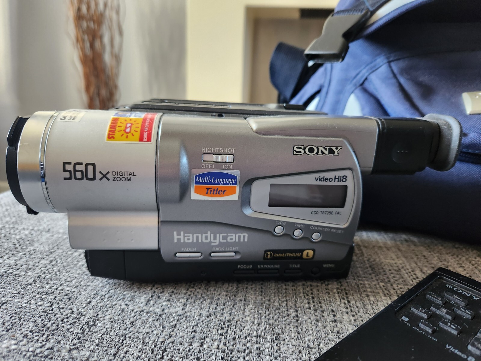 Sony Handycam CCDTR728E PAL Camcorder Video Hi8 560x Digital Zoom eBay