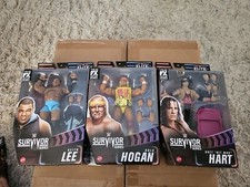 Wwe Mattel Elite Survivor Series Hulk Hogan Bret Hart Keith lee Lot Of 3