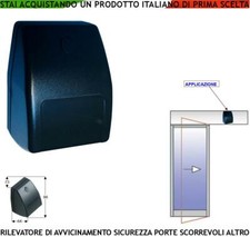 APRI PORTA SCORREVOLE AUTOMATICA RADAR RILEVA AVVICINAMENTO SICUREZZA ANTIMPATTO