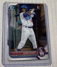 2022 Bowman Chrome #BCP-24- JORBIT VIVAS 1st Bowman Rookie RC Card.