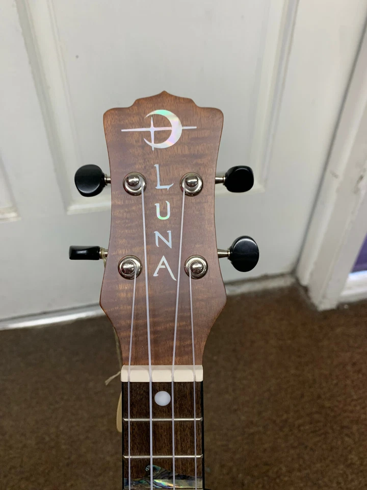 LUNA High Tide Soprano KOA acoustic electric UKULELE new UKE w/ Light Case - Image 4 of 4