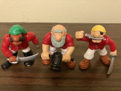 Fisher Price Great Adventures Pirate Figures Lot Of Vintage 1994