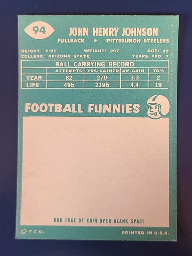 Tarjetas de fútbol americano Topps 1960 completan tu conjunto que elijas elegir cada una #1 - 132 - Imagen 153 de 229