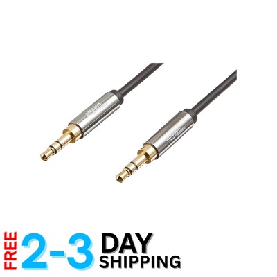 Durable 8FT 3.5mm AUX Cable with Corrosion-Resistant Connectors for Speakers