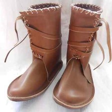 Product Details: Medieval style boots Renaissance Shoes Larp  Cosplay Shoes Pi
