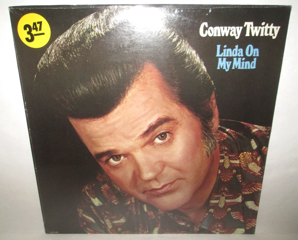 Conway Twitty Sealed LP Lot (3) Linda On My Mind - Cross Winds - In My Mind - Image 2 of 4