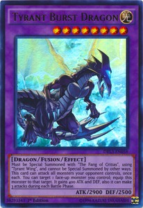 Tyrant Burst Dragon - DRL3-EN058 - Ultra Rare - 1st Edition x3 - Near Mint