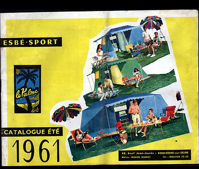 BOULOGNE-sur-SEINE (92) CAMPING EQUIPMENT CATALOG ''ESBE SPORT'' in 1961