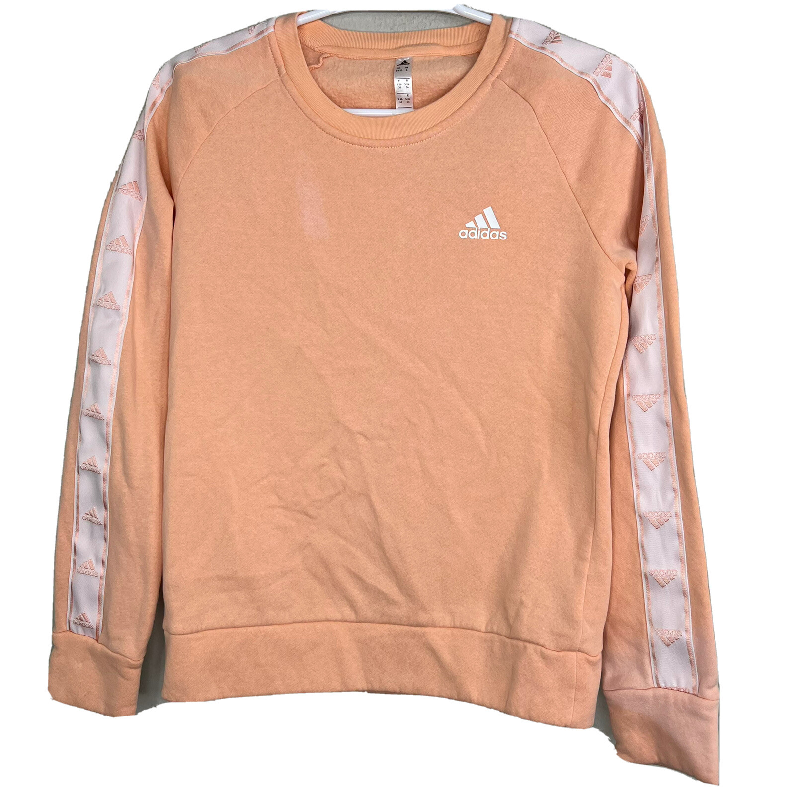 peach adidas sweater