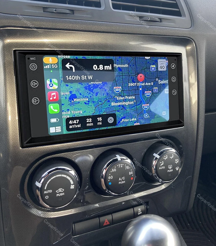 CarPlay For 2008 2009 2010 2011 2012-2014 Dodge Challenger Radio Stereo +Camera Foto 3 de 4
