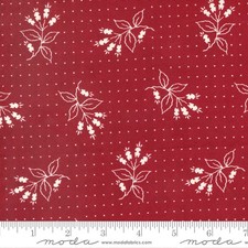 American Gatherings II 49240 12 Heart Red Moda Primitive Gatherings