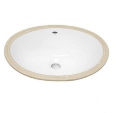 Signature Hardware 220658 18" Vitreous China Undermount Bathroom Sink, White