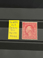 UNITED STATES OF AMERICA WASHINGTON 2c ROSE STAMP OF 1917 SCOTT #499