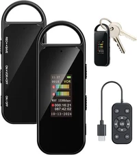 64GB Digital Voice Recorder with Playback, Portable Audio Recording Device