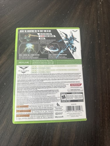 XBOX 360 Game Zone Of The Enders HD Collection CIB Complete In Box - Picture 16 of 17