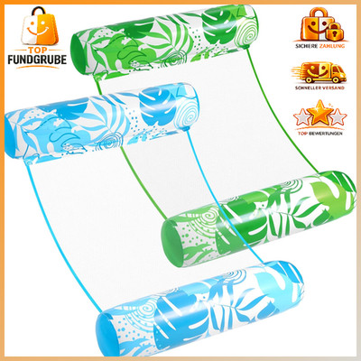 Hängematte Aufblasbar PVC Wasser Lounge 4 in 1 für Erwachsene Pool Floats