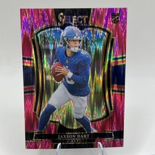 2025 Panini Select - Premier Level Jaxson Dart #193 Pink Shock