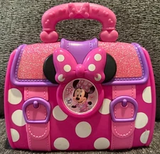 Disney Junior Minnie Mouse Plastic PLAY PURSE Vet Doctor Bag