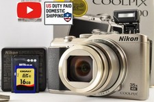 Top Mint in BOX Nikon COOLPIX A900 SILVER 20.3MP Compact Digital Camera USA