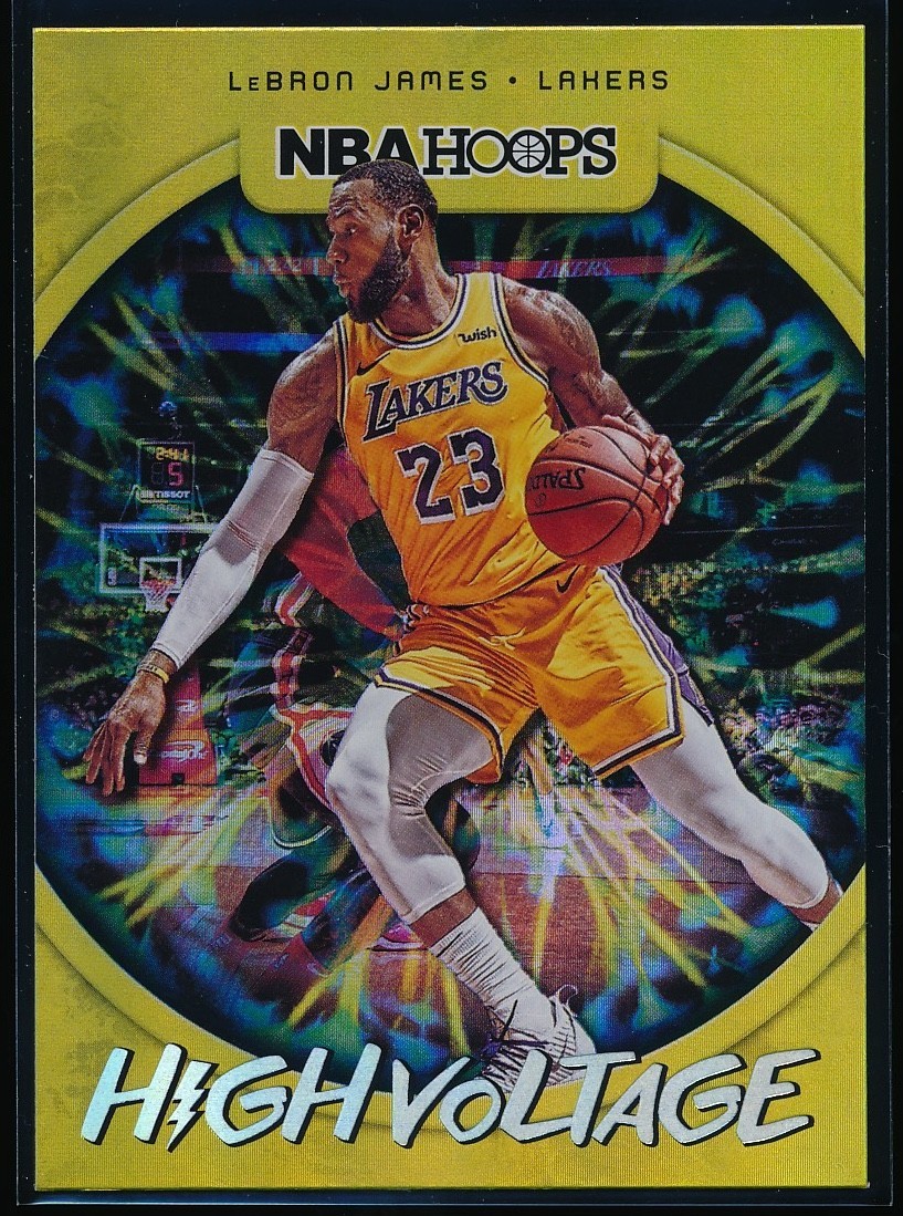 2019-20 Panini NBA Hoops LeBron James #2 High Voltage Insert