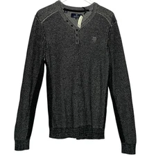 Buffalo David Bitton XL NEW Warenty Thermal Henley Long Sleeve Shirt Waffle