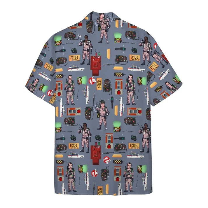 3D Ghostbusters Team Hawaii Vibe Custom Hawaiian Shirt