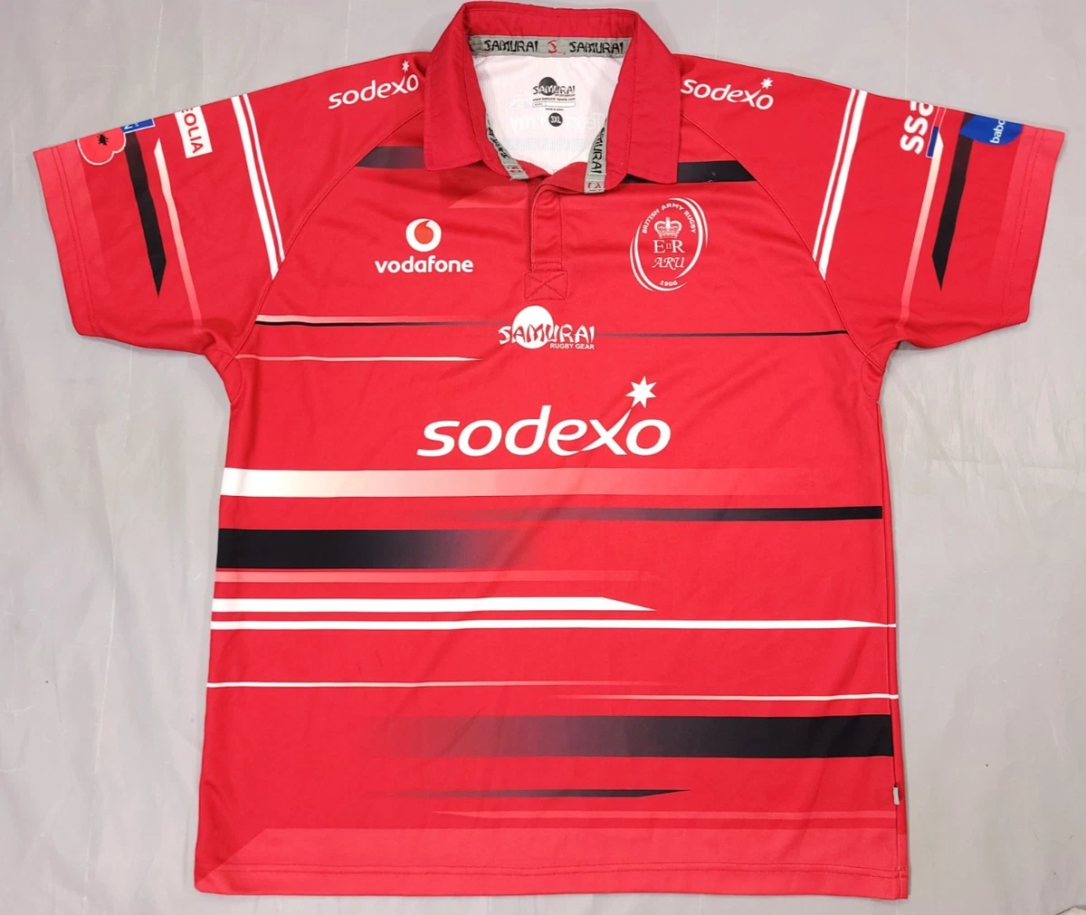 MAILLOT RUGBY NARBONNE Porté #18 vintage match worn RCNM Reebok - XL