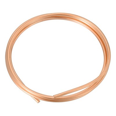 T2 Copper Tubing 0.12''ID x 3/16''OD x 5Ft, 99% Pure Copper Refrigeration Tube
