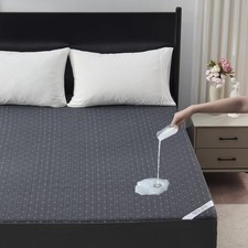 BEDLORE Queen Mattress Protector, Waterproof Noiseless Mattress Cover with De...