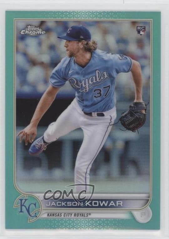 2022 Topps Chrome Aqua Refractor 150/199 Jackson Kowar #188 Rookie RC 0zc5