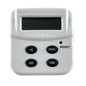 Brinks Digital Plug-In Timer Model 44-1020 Programmable LCD 120V 15A ETL
