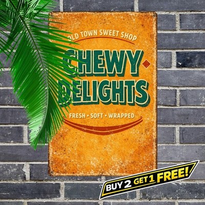 Juicy Fruit Chewing Gum Retro Ad Metal Tin Sign 8x12