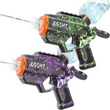 Electric Water Gun 2 Pack for Adults and Kids Large-Capacity Water Storage Tank