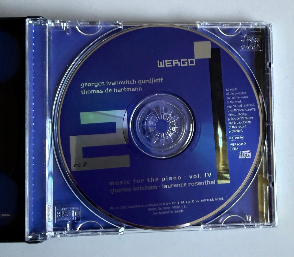 GURDJIEFF DE HARTMANN-MUSIC FOR PIANO-VOLUME IV -1999-2 CD BOX SET - Image 4 of 4