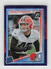 Football Optic Carson Schwesinger #217 2025 Donruss Optic Purple Shock Near Mint