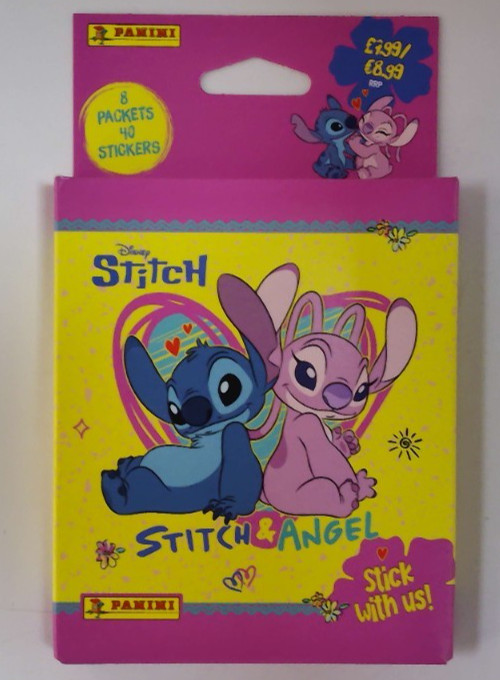 Panini Disney Stitch & Angel Stickers Collection 2026 Multiset (8 packets)