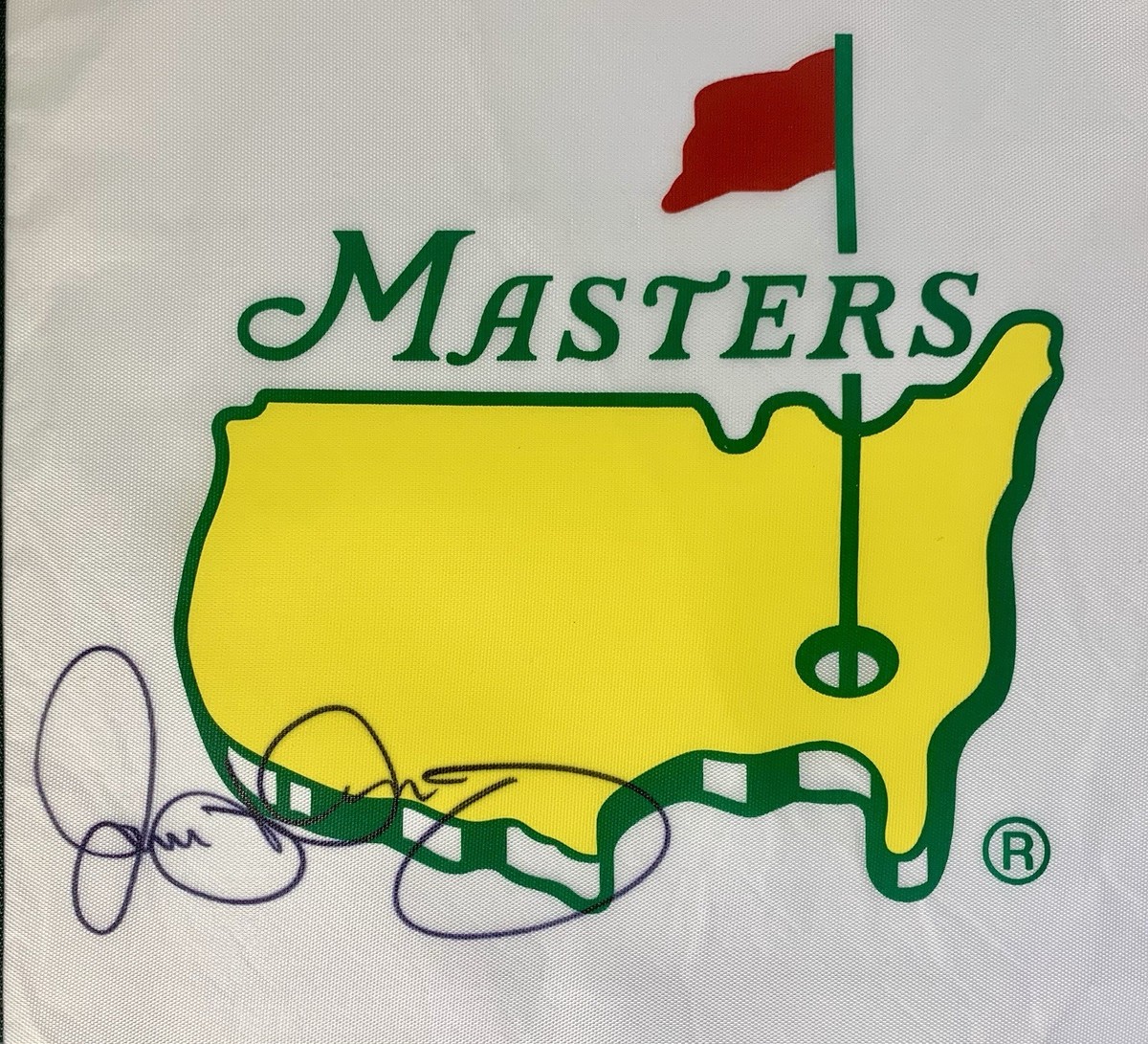 2025年 マスターズ ゴルフ　フラッグ 2025 AUGUSTA NATIONAL MASTERS PGA GOLF PIN FLAG RORY MCILROY