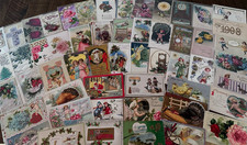 Lot of 60~Mixed~ Antique Vintage Holidays Gre...