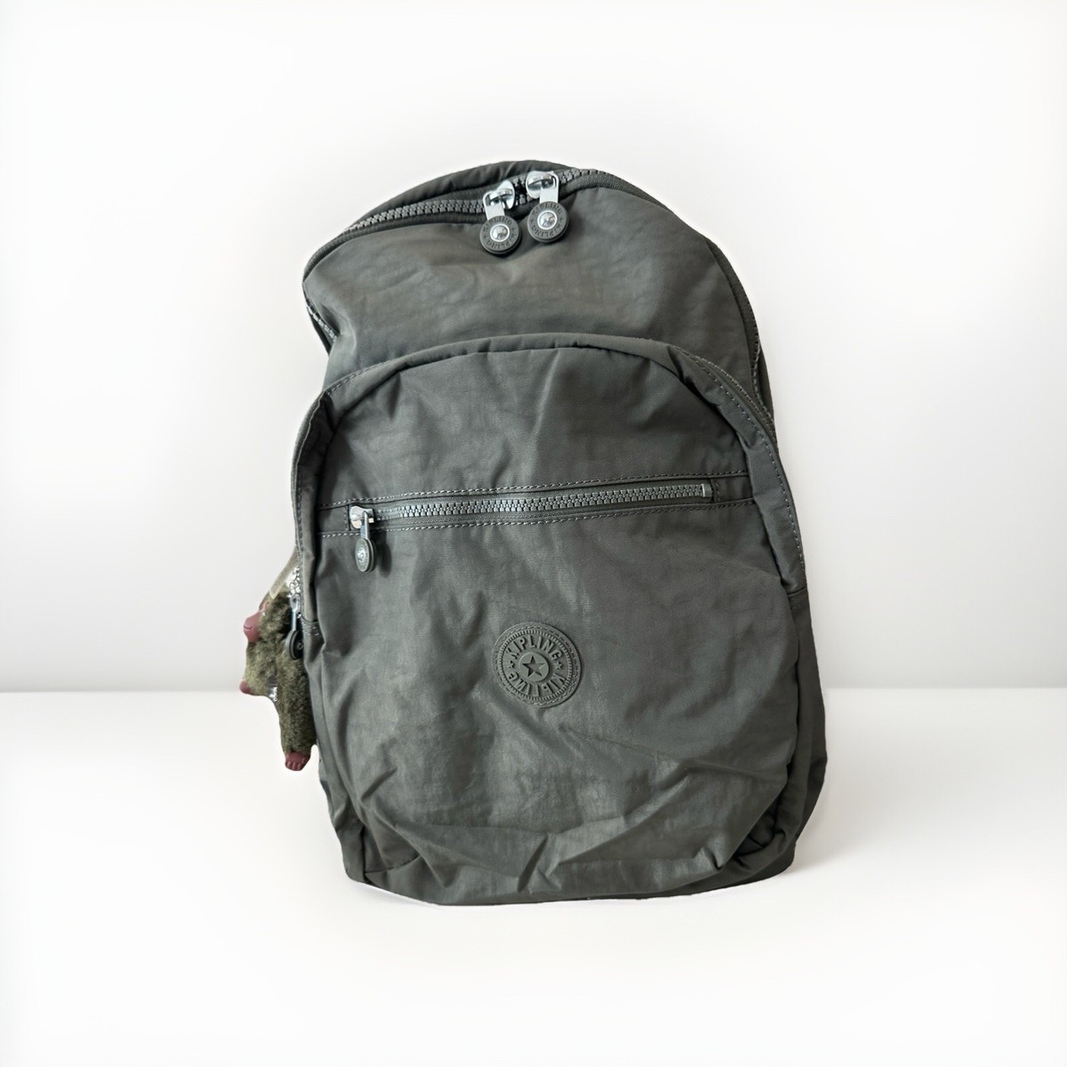 Kipling Field Green Seoul Backpack Kipling Seoul Large Backpack, Field Green, w Laptop  main image 4