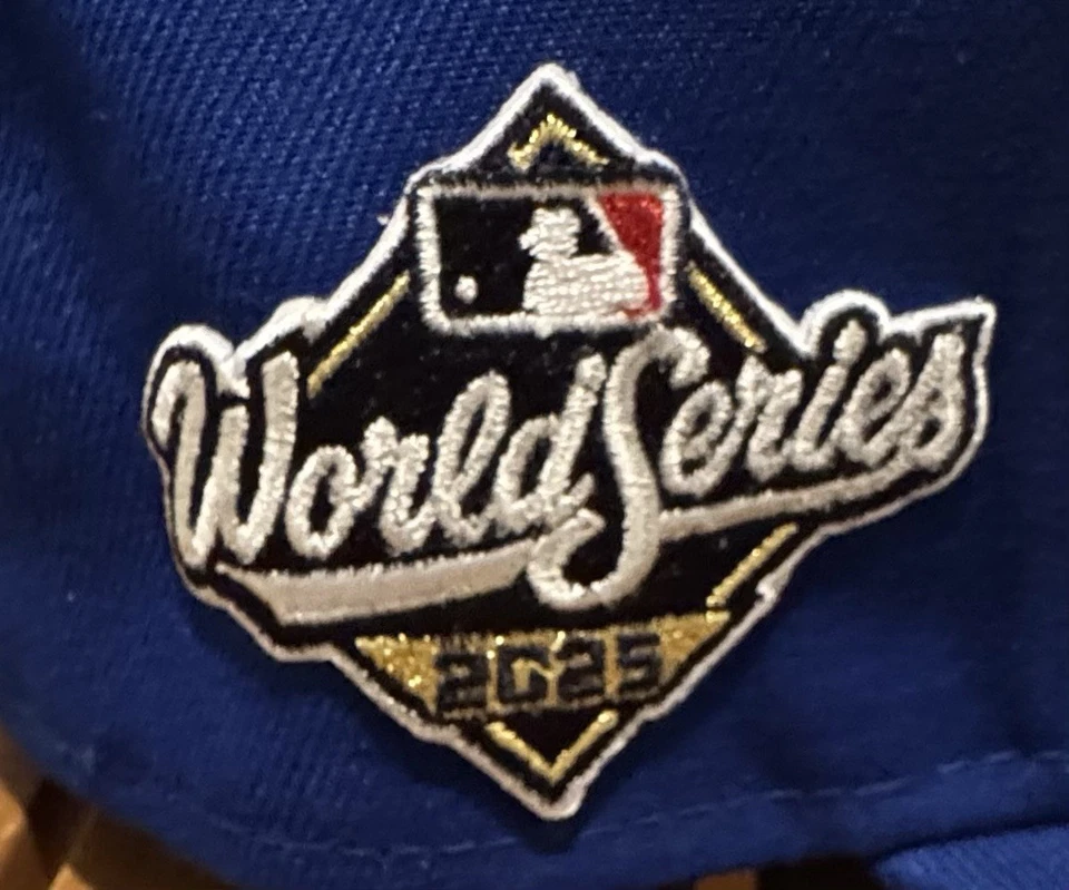 New Era Toronto Blue Jays 2025 World Series Patch 59fifty Cap Hat 7 3/8 NEW - Image 3 of 4