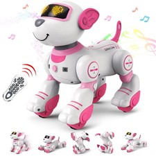 Robot Dog for Kids Age 7-8 Robot Toys Interactive Remote Control Dog Follow ...