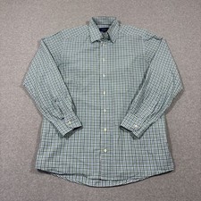 Eton Shirt Mens 15 3/4 - 40 Sz M Plaid Gingham Button Up Contemporary Preppy