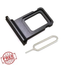 iPhone XR SIM Card Slot Holder Replacement Black  Eject Pin