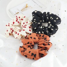 3PCS/Set Fashion Women Girls Hair Bands Elastic Large Heart Decoration Headband