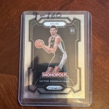 2023-2024 Prizm Monopoly Victor Wembanyama Rookie Base #81
