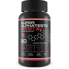 Super AlphaTesto Boost X Y - Our Best Testosterone Booster for Men - Blood Flow