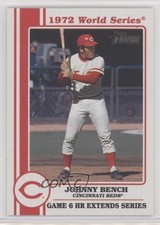 2021 Heritage High Number 1972 World Series Highlights Johnny Bench HOF 0z4v