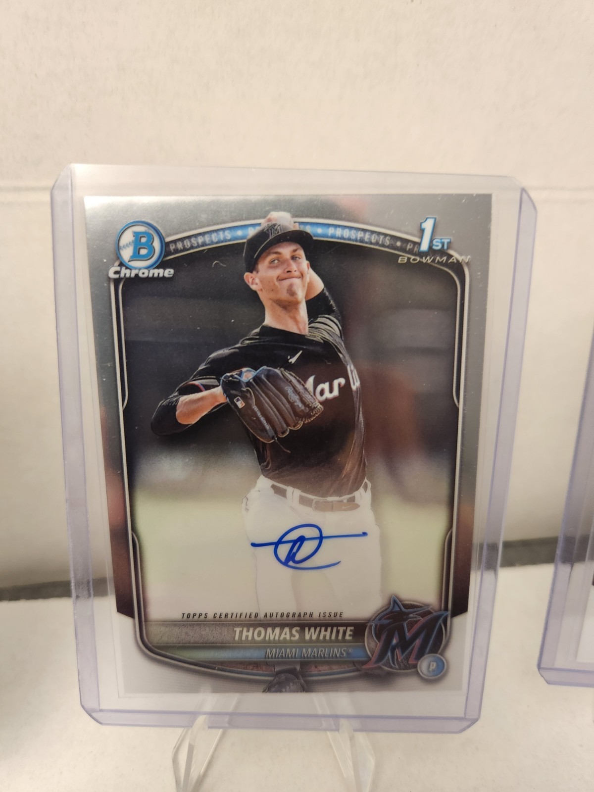 2025 Bowman - Chrome Prospect Autographs Thomas White #CPA-TW (AU, RC)