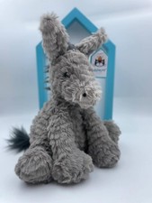 Jellycat Fuddlewuddle Donkey Soft Plush 9 Inch Cuddly Companion Toy