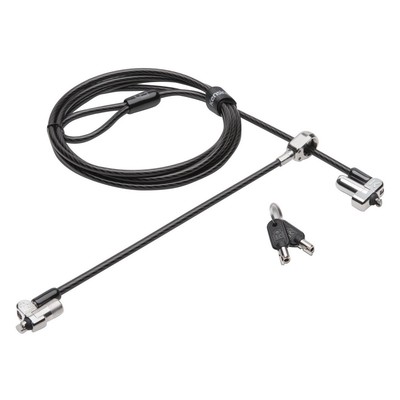 Kensington N17 Keyed Dual Head Laptop Lock for Dell Devices (k67995ww)